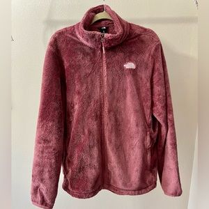 The North Face Full Zip Fleece Jacket in Wild Ginger